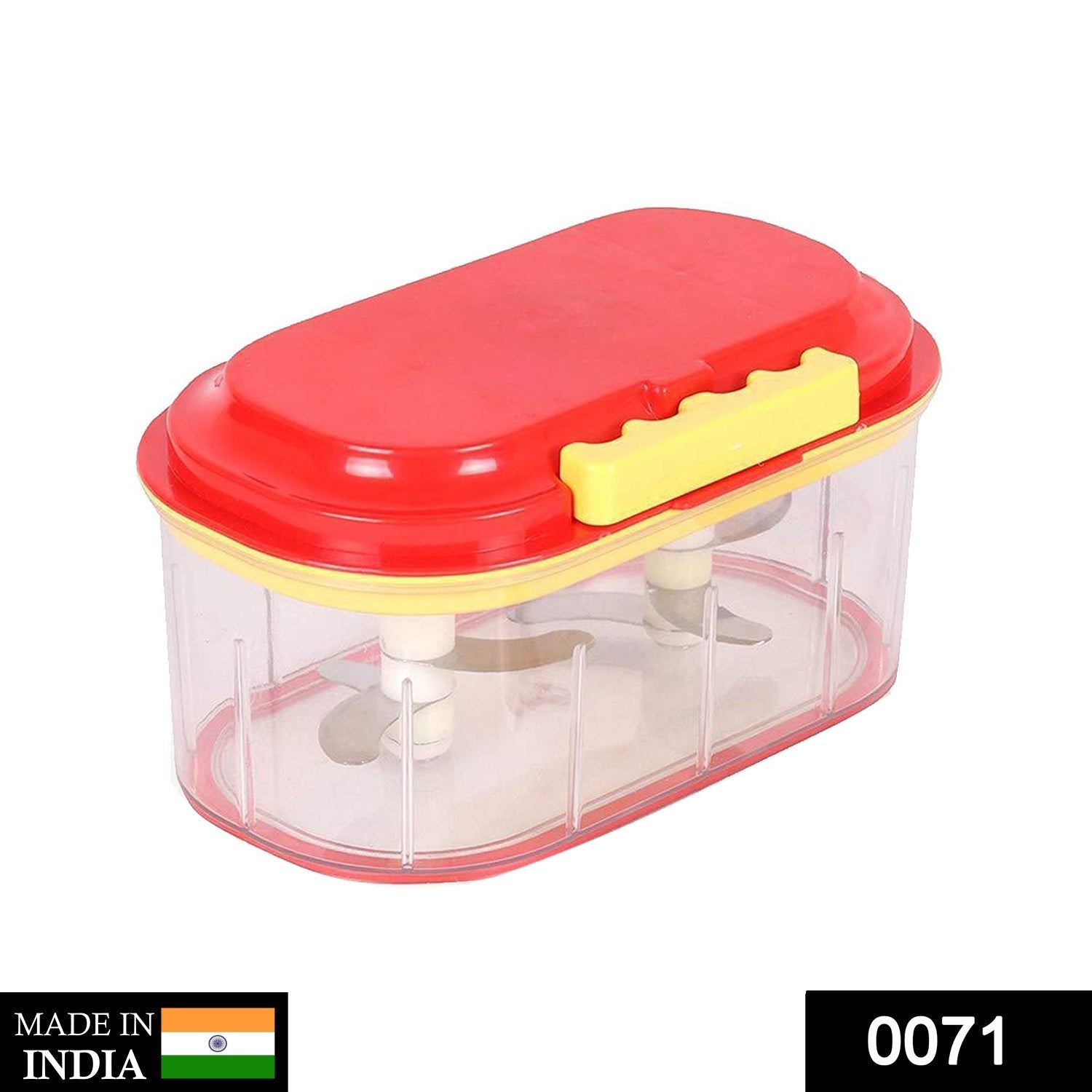 0071 Plastic Vegetable Chopper  (1000 ml) Smallb.store