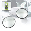 1517 Car Blind Spot Side Mirror Round HD Glass Blindspot Mirror Convex Rear View Mirror, Car Mirror Accessories Suitable All Cars, Frameless Design (2 Pcs Set )