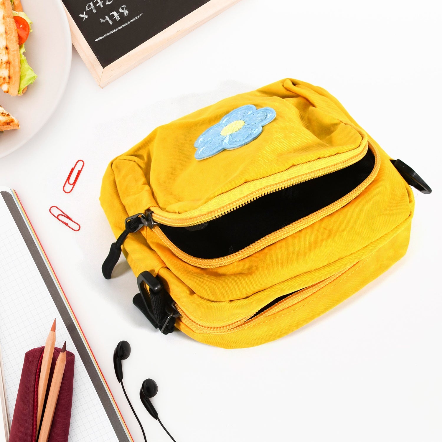 17813 Shoulder Bag, Solid Color Sweet Shoulder Crossbody Bag, Student Trendy Cute Small Square Bag (1 Pc)