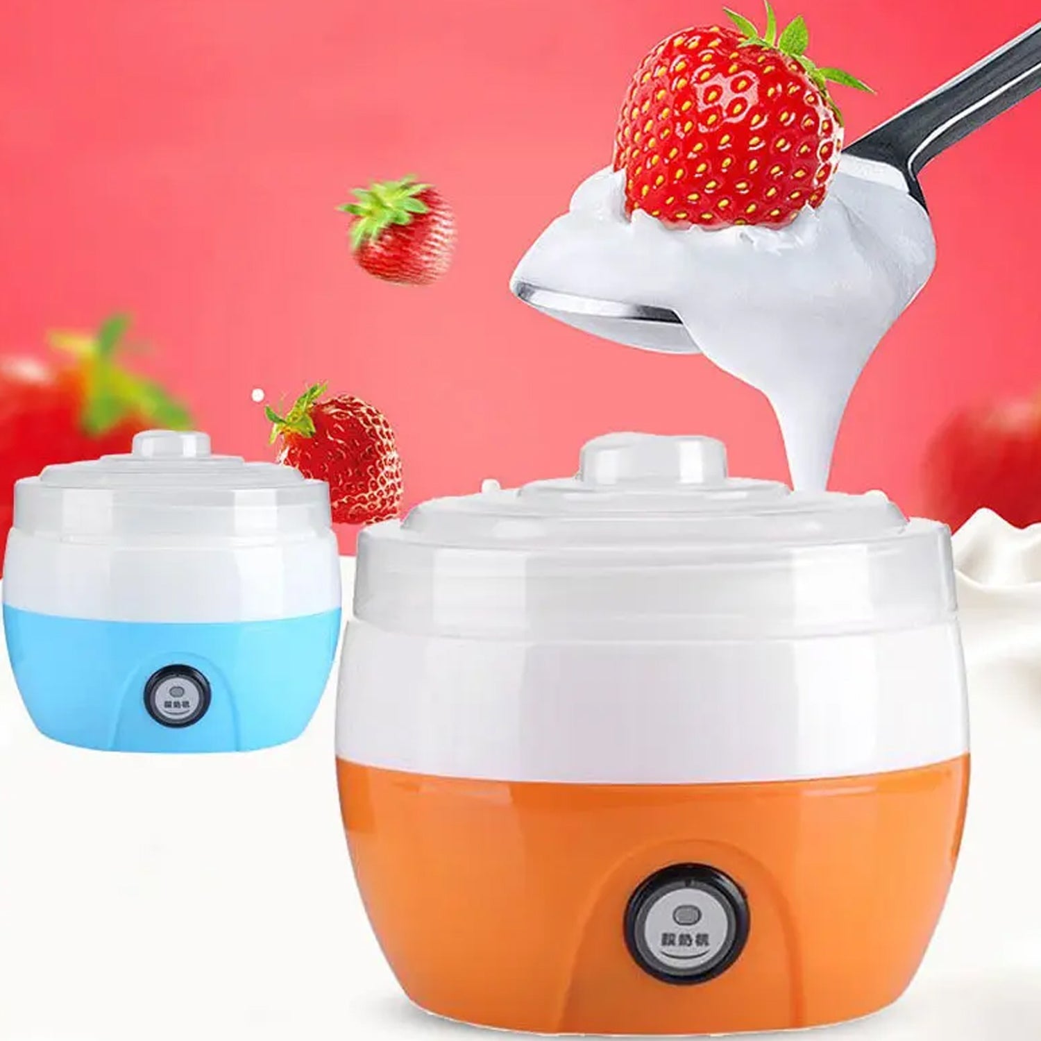 Electronic Yogurt Maker, Automatic Yogurt Maker Machine 1L Yoghurt DIY Tool Plastic Container for Home Use