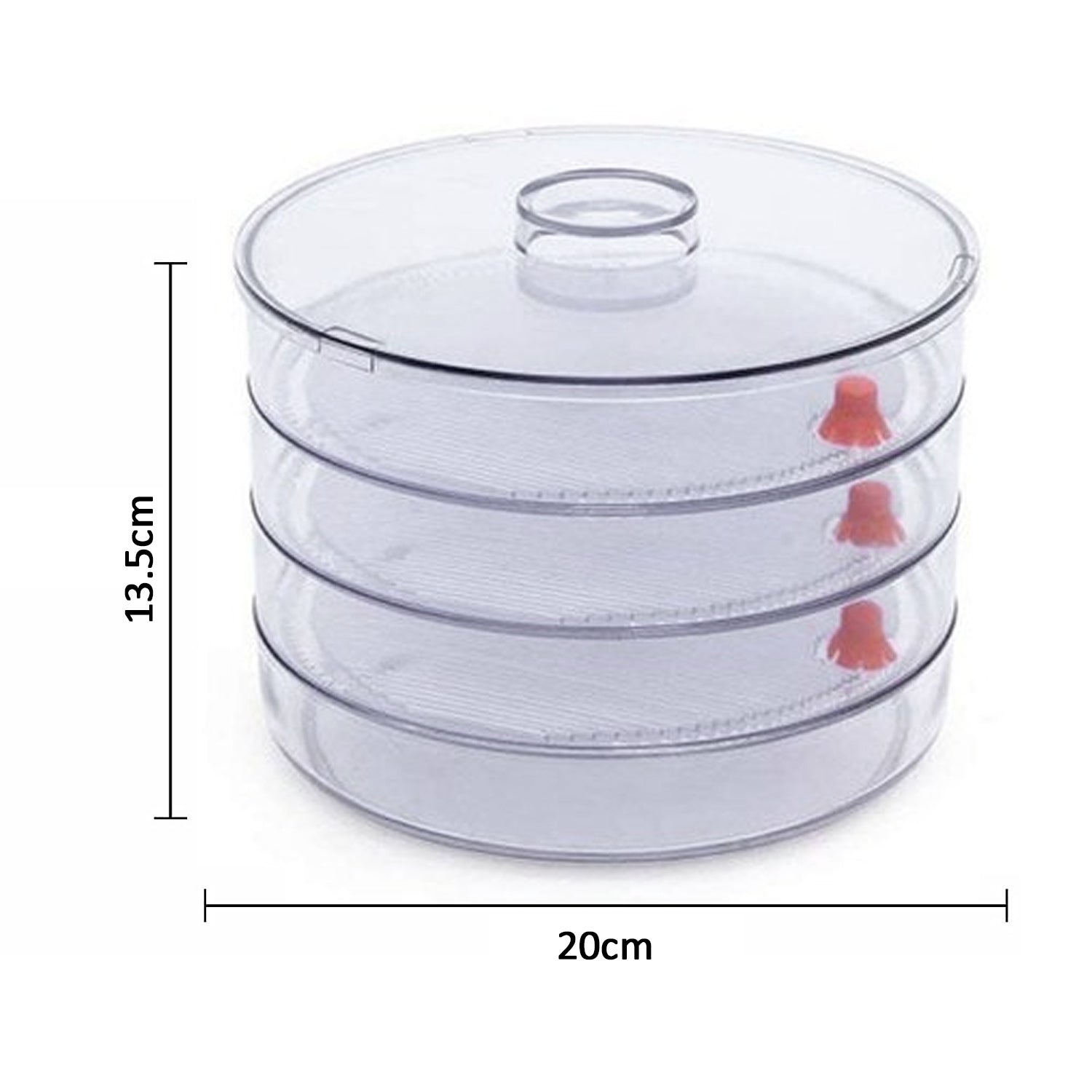 070 Plastic 4 Compartment Sprout Maker, White Smallb.store