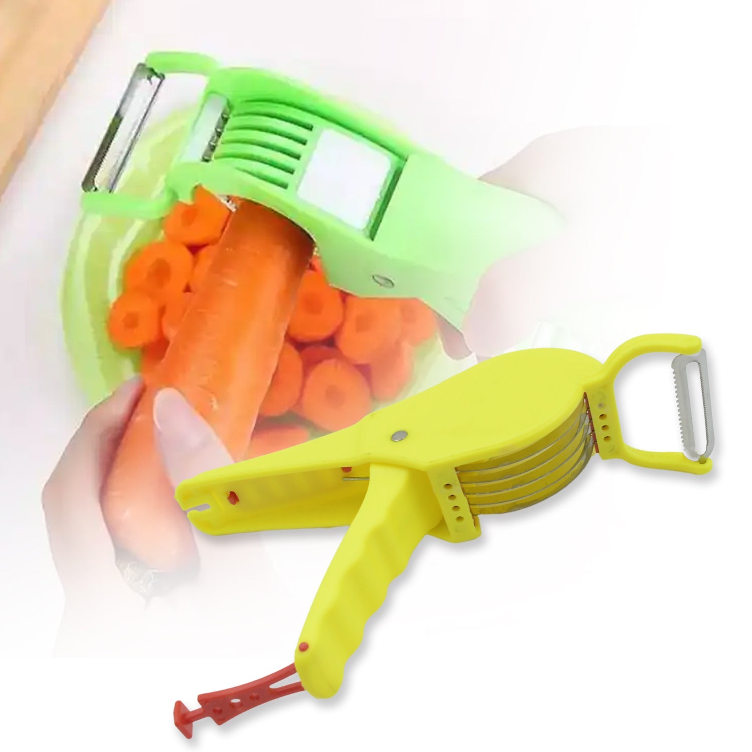 2553 2-in-1 Vegetable and Fruits Cutter / Chopper