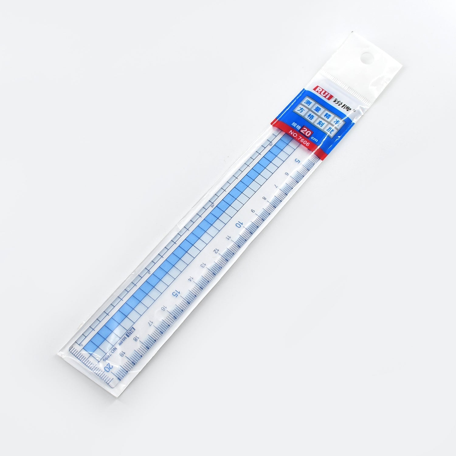 7925 Transparent Ruler, Plastic Rulers, for School Classroom, Home, or Office