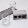 5223 2Wine  Glass & Marbal Holder New & Attractive Design For Hotel & Cafes Use DeoDap