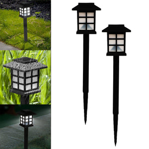 6625 Solar Garden Lights LED Outdoor Stake Spotlight Fixture for Garden Light (Pack of 2pc ) DeoDap