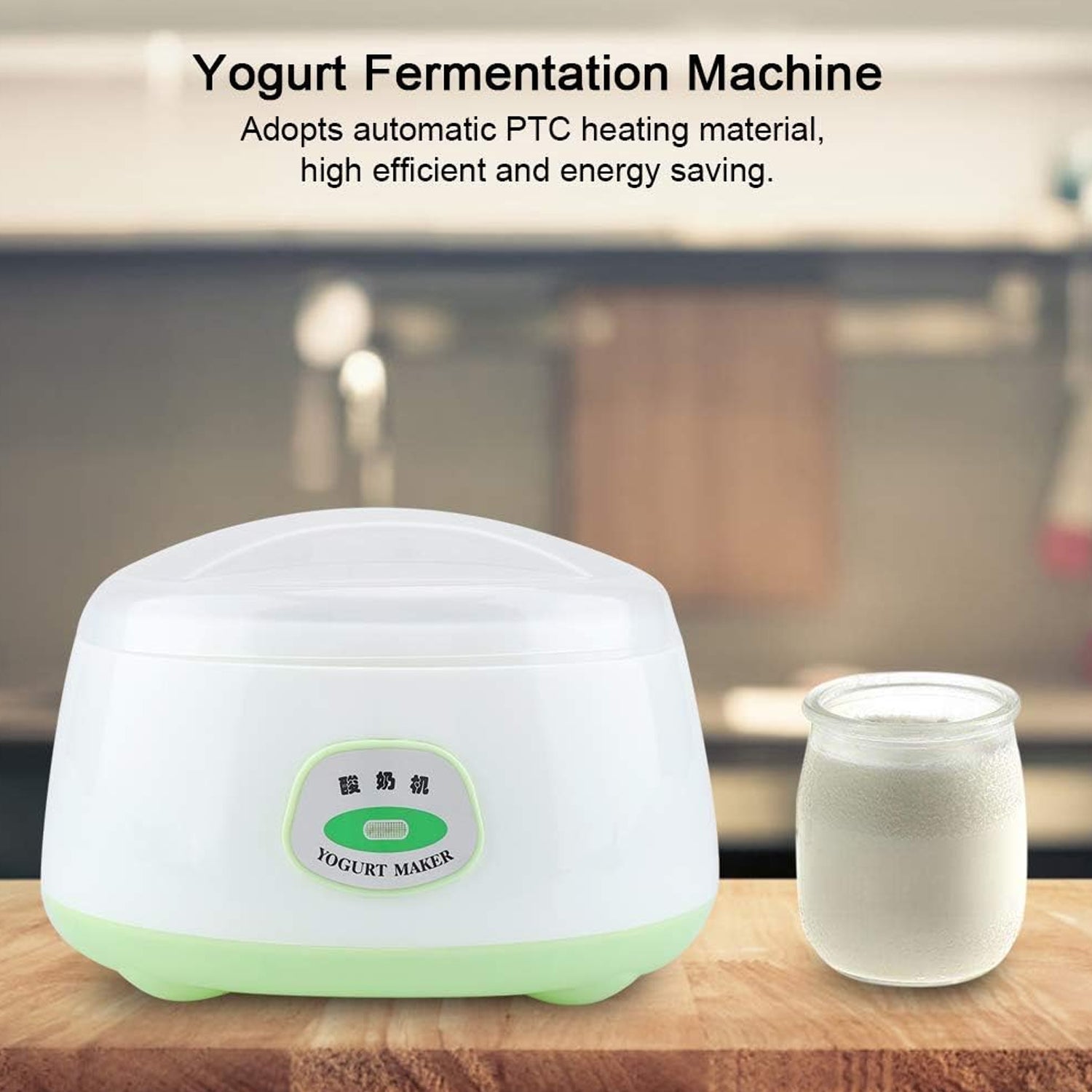 2533B ELECTRONIC YOGURT MAKER, AUTOMATIC YOGURT MAKER MACHINE 1L YOGHURT PLASTIC CONTAINER FOR HOME USE