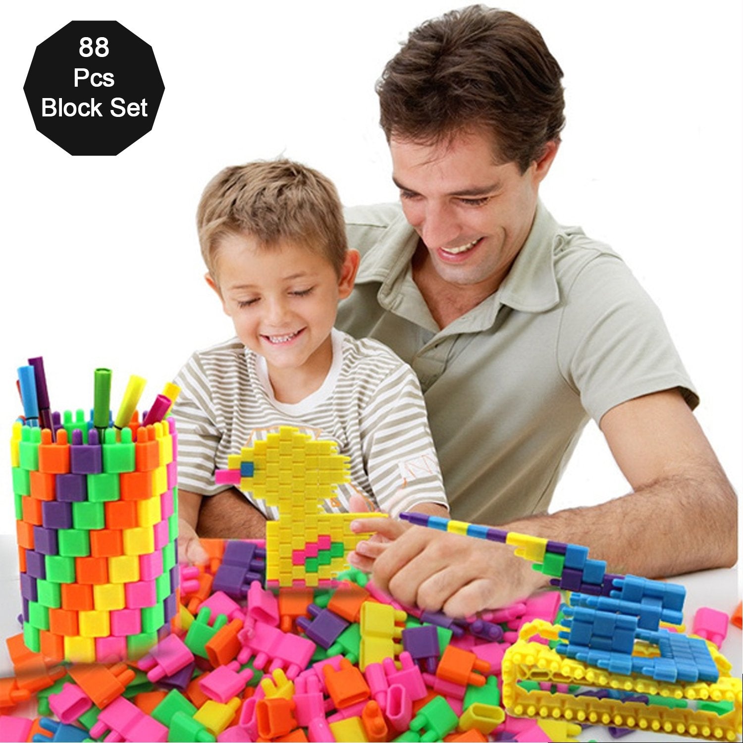 4720 Blocks for Kids House Construction Building DeoDap