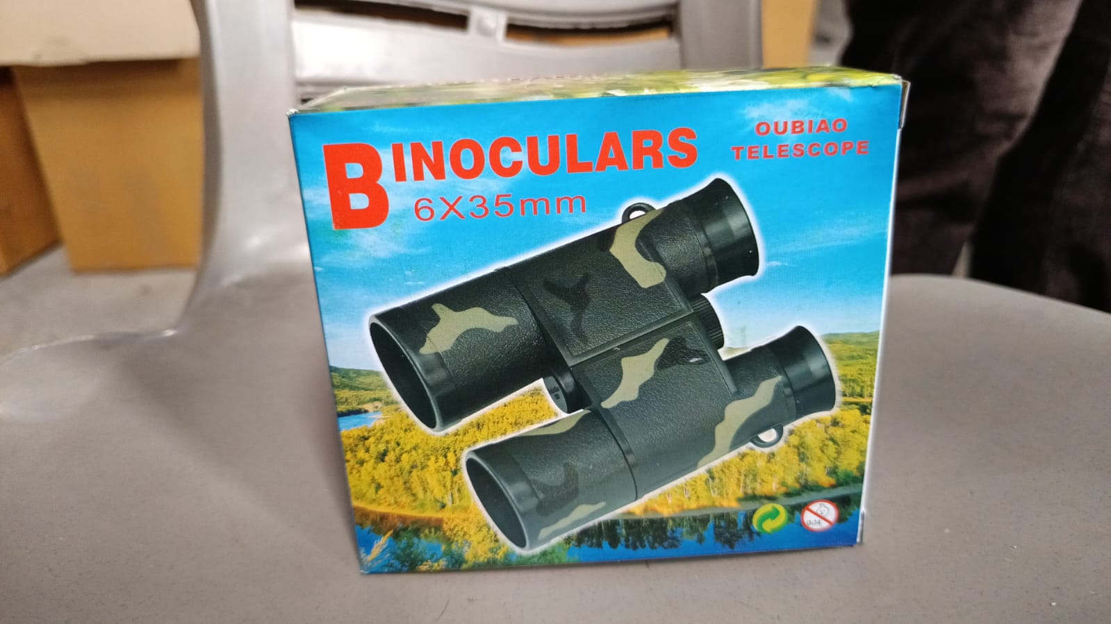 17569 Learning Toy Binoculars / Telescopic for Kids Educational Birthday Return Gifts for Boys and Girls in Bulk Hunting Bird Watching Camping Outdoor, Binoculars for Hunting Trips (6x35 MM / 1 Pc)