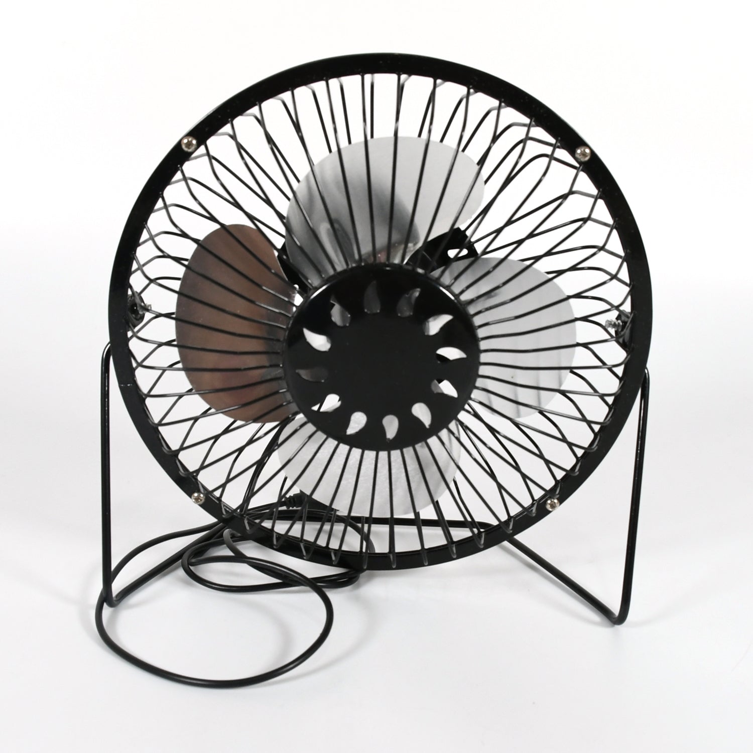 USB Table Desk Personal Metal Electronic Fan, Compatible with Computers, Laptops, Student Dormitory, Suitable For Office, School Use (1 Pc)