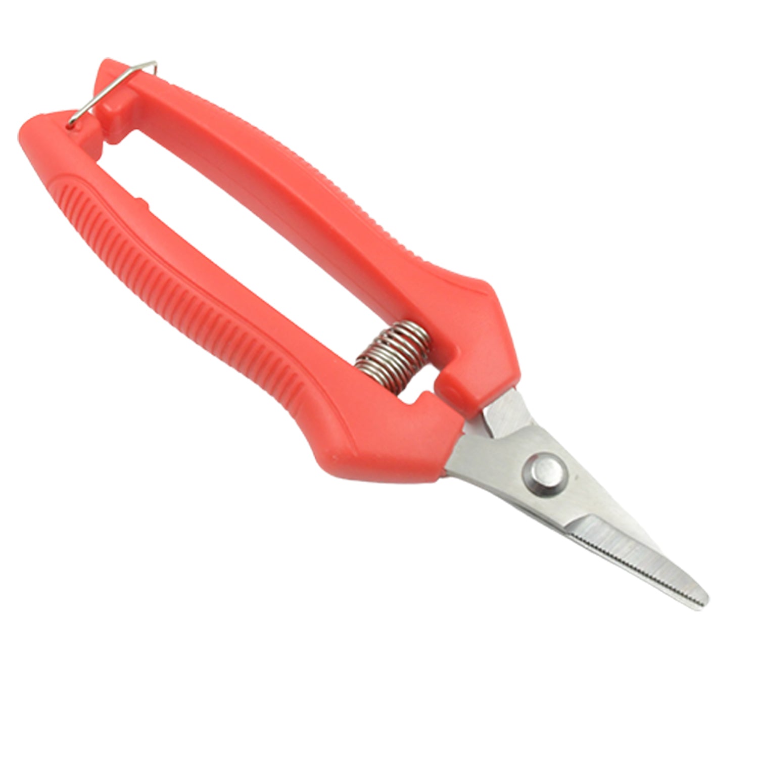 9135 Heavy Duty Stainless Steel Cutter, Non‑slip Trimming Scissors Durable Not Easy To Wear for Gardening Pruning Of Fruit Trees Flowers and Plants (With Plastic Packing)