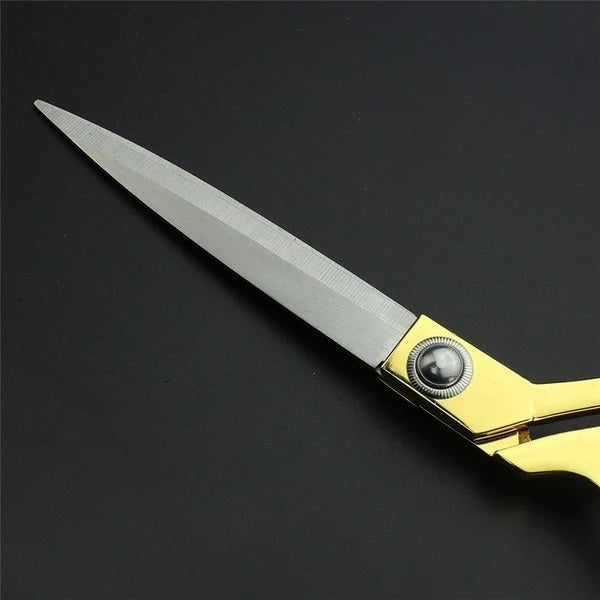 Stainless Steel Tailoring Scissor Sharp Cloth Cutting for Professionals  (Golden)