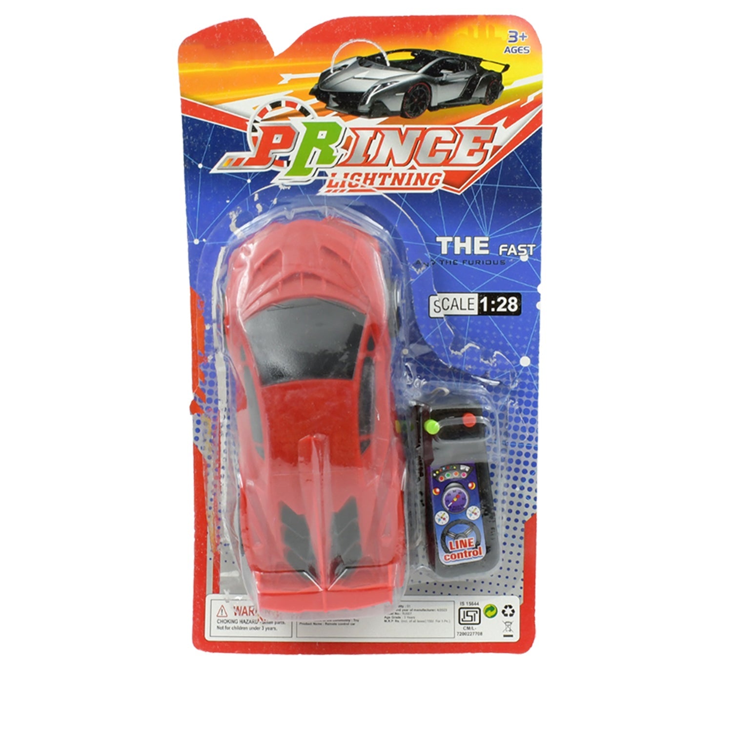 3067 Plastic Remote control wired sports car for kids, for Play for Children ( Battery Not Included / 1 Pc )