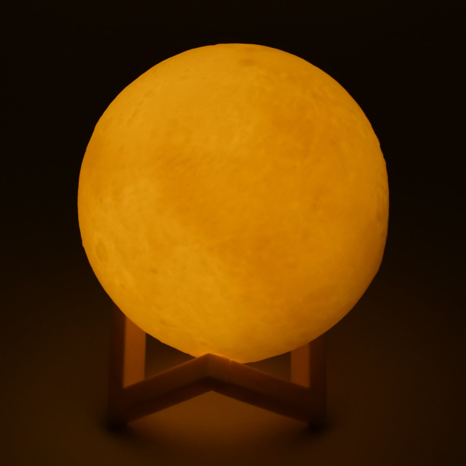 6273A true home Moon Night LAMP with Wooden Stand Night LAMP for Bedroom