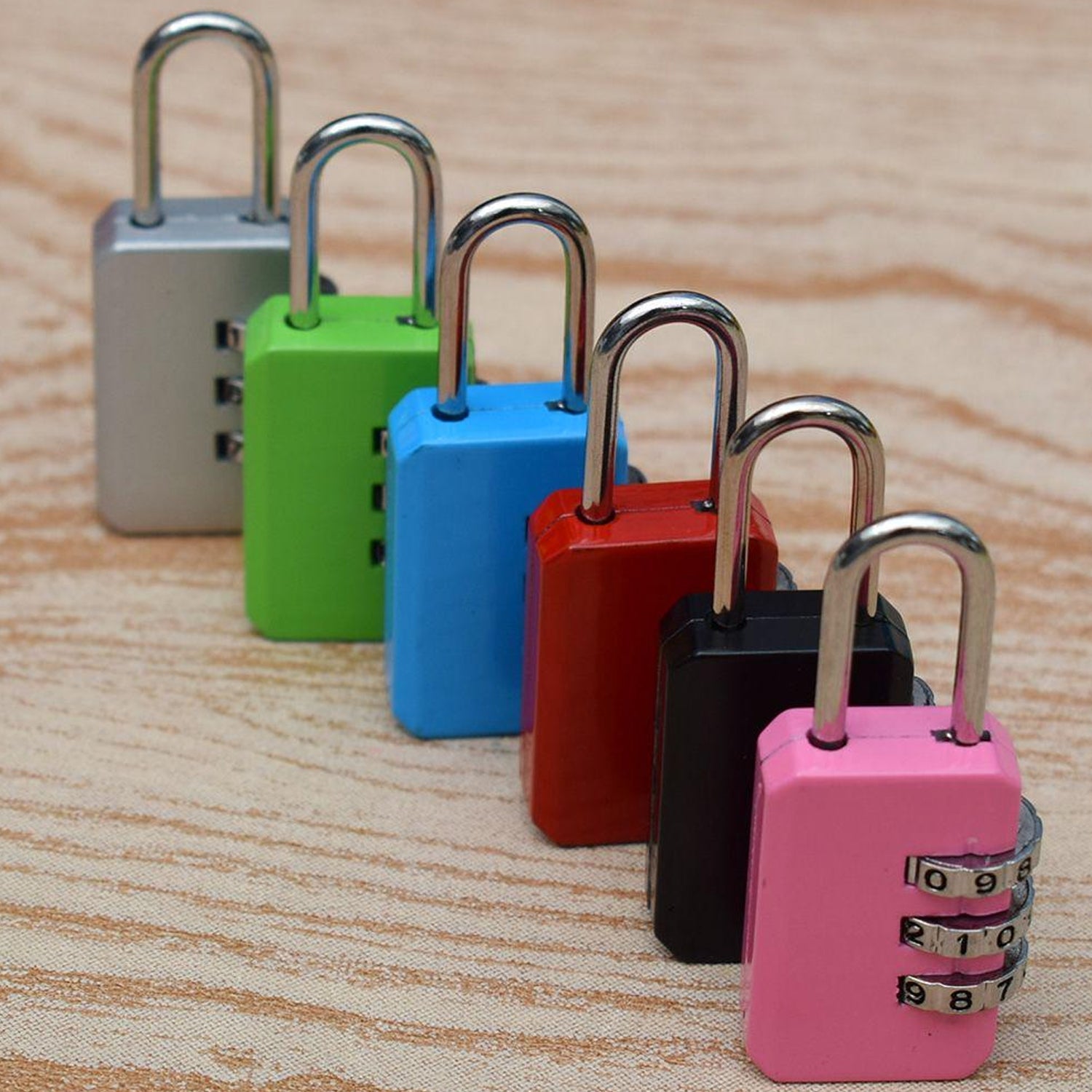 1243 Round Resettable Code Number Padlock DeoDap