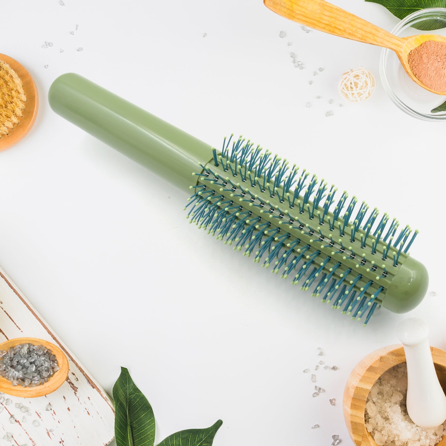 Massage Comb, Air Cushion Massage Hair Brush Ergonomic Matt Disappointment for Straight Curly Hair Cushion Curly Hair Comb for All Hair Types, Home Salon DIY Hairdressing Tool  (1 Pc)