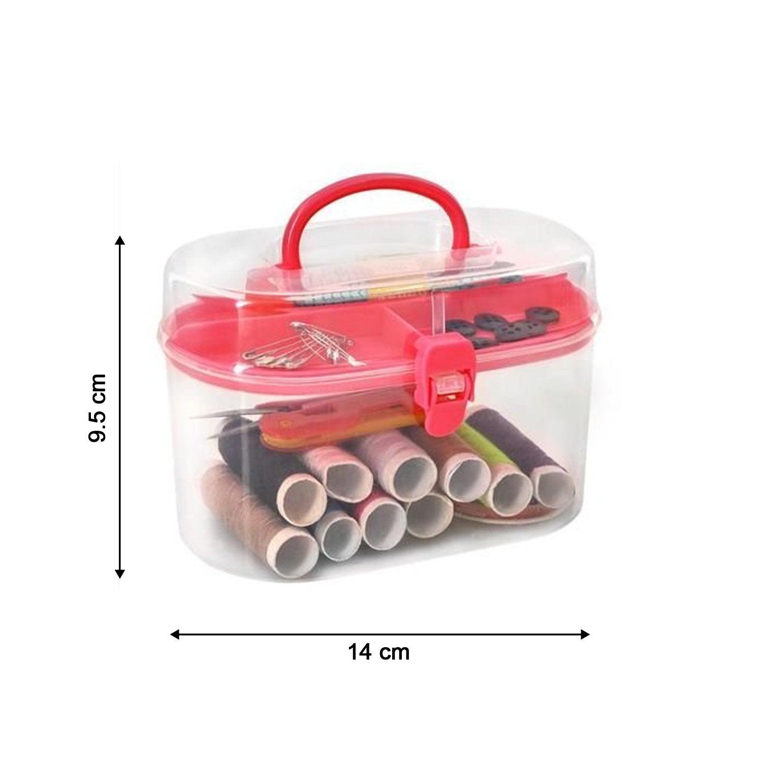 6044 Portable Travel Sewing Kits Box DeoDap