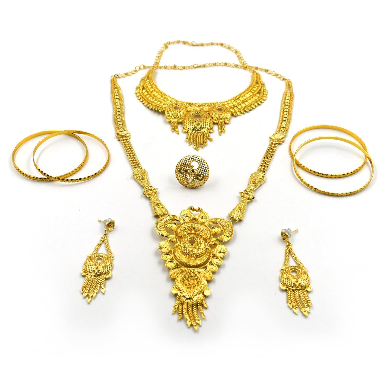 6301 Bridal Jewellery Set and collection for bridal attire and outlook purposes. DeoDap