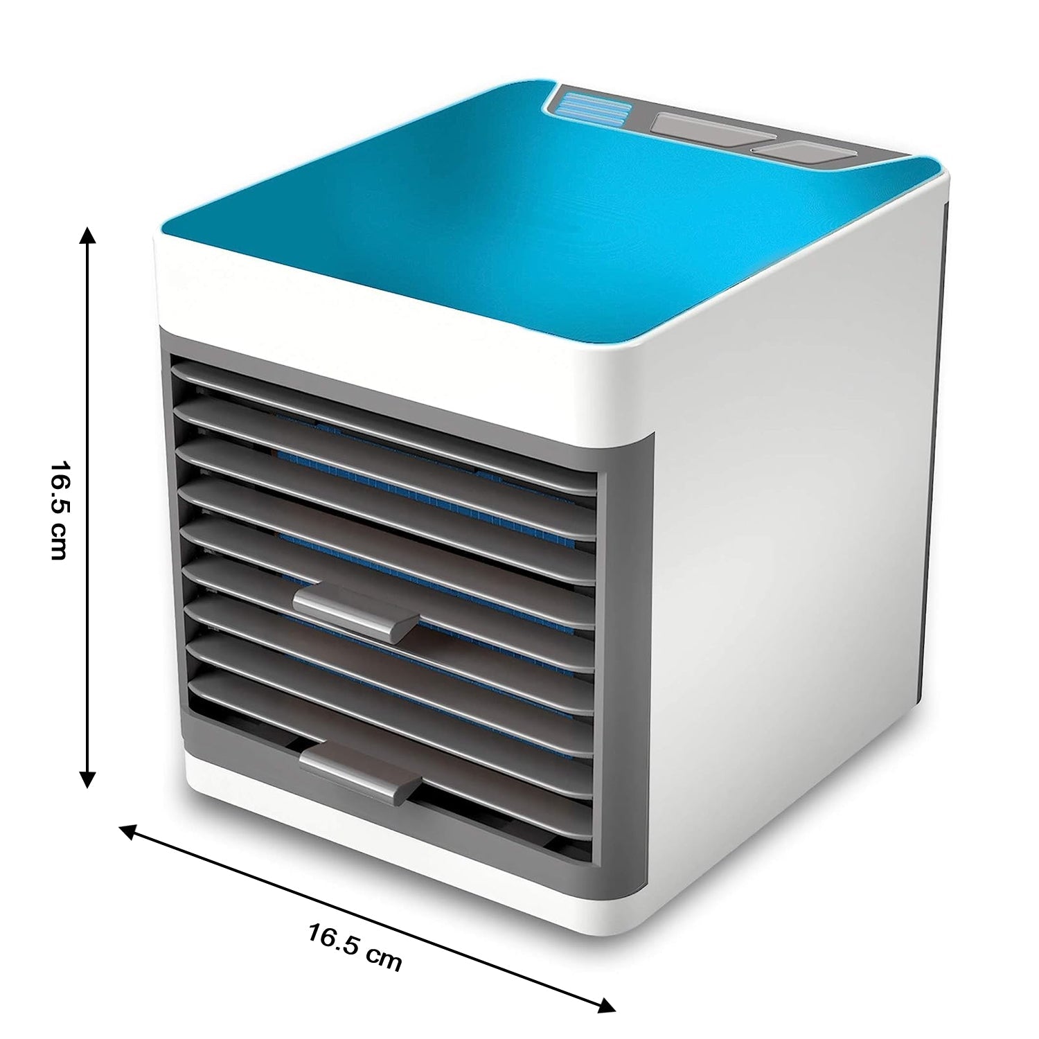 1464 Mini Portable Air Cooler, Personal Space Cooler Easy to fill water and mood led light and portable Air Conditioner Device Cool Any Space like Home Office DeoDap