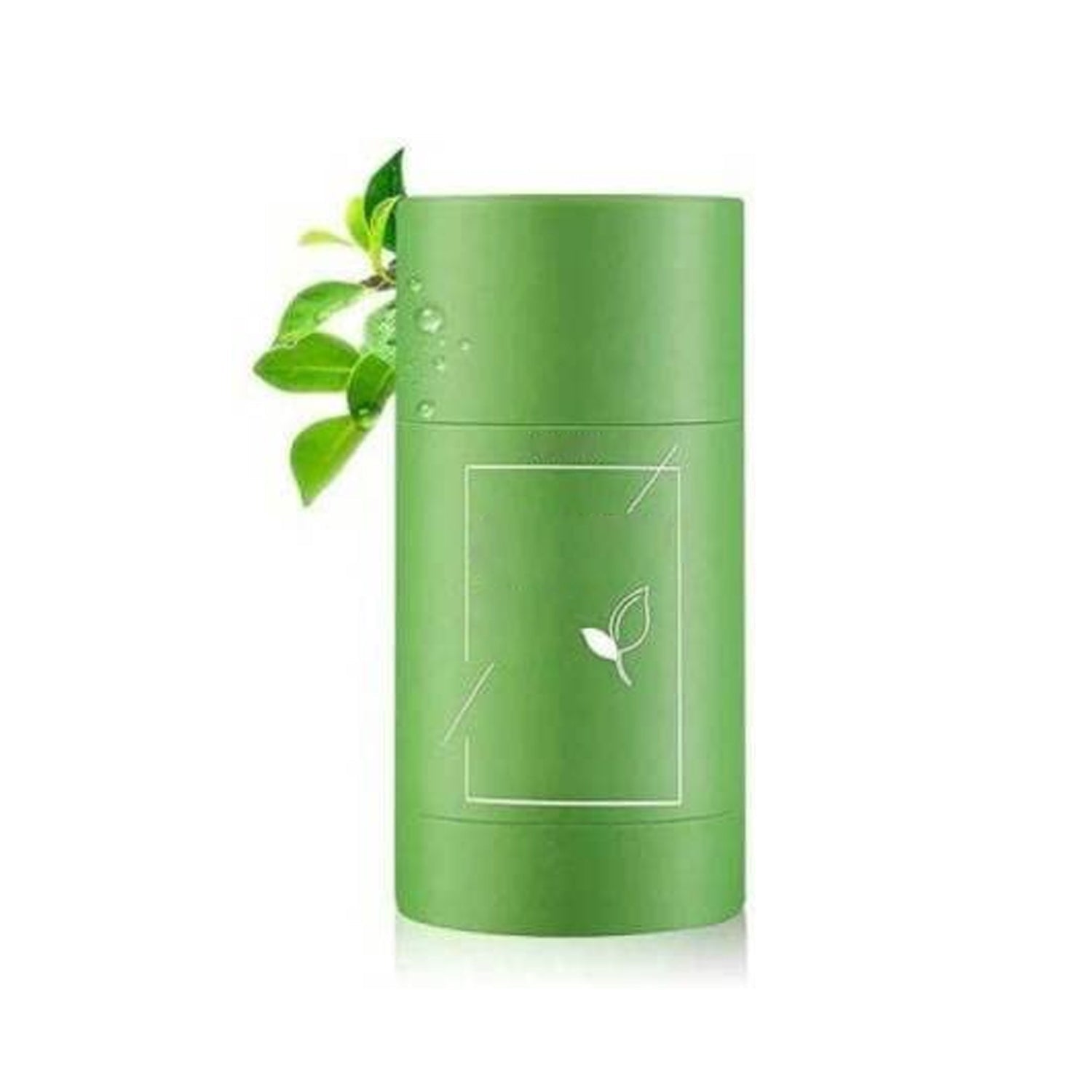 1205 Green Tea Purifying Clay Stick Mask Oil Control Anti-Acne Eggplant Solid Fine, Portable Cleansing Mask Mud Apply Mask, Green Facial Detox Mud Mask