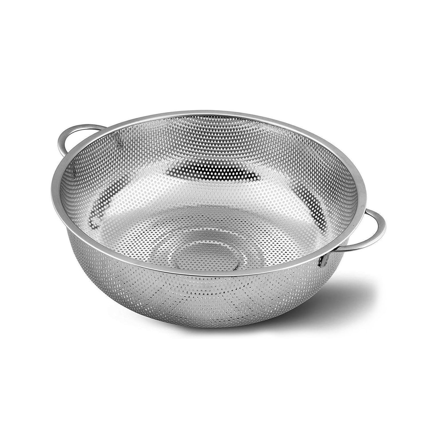 2914 Stainless Steel Rice Vegetables Washing Bowl Strainer Collapsible Strainer. DeoDap