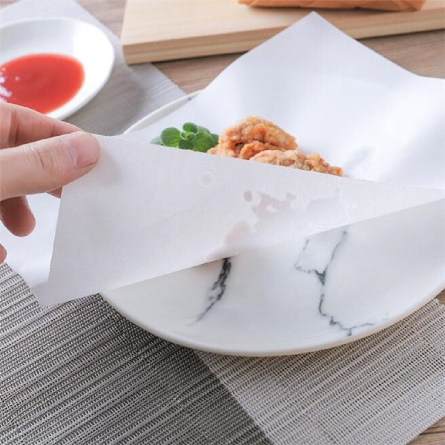 2599 Oil Absorbing Sheets Cooking Paper DeoDap