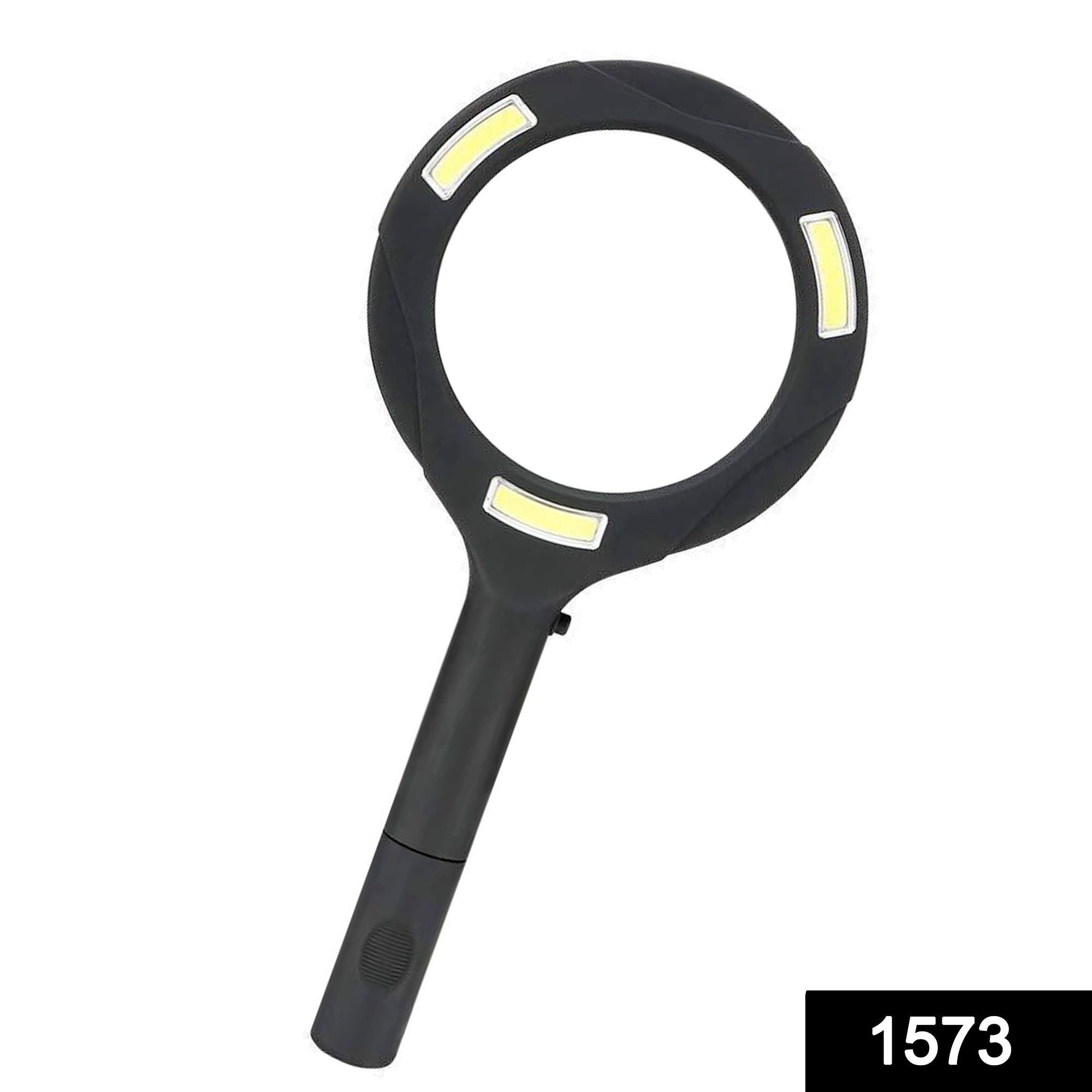 1573 Magnifying Glass with 3 Led Light 3X Power and Rubberized Handle DeoDap