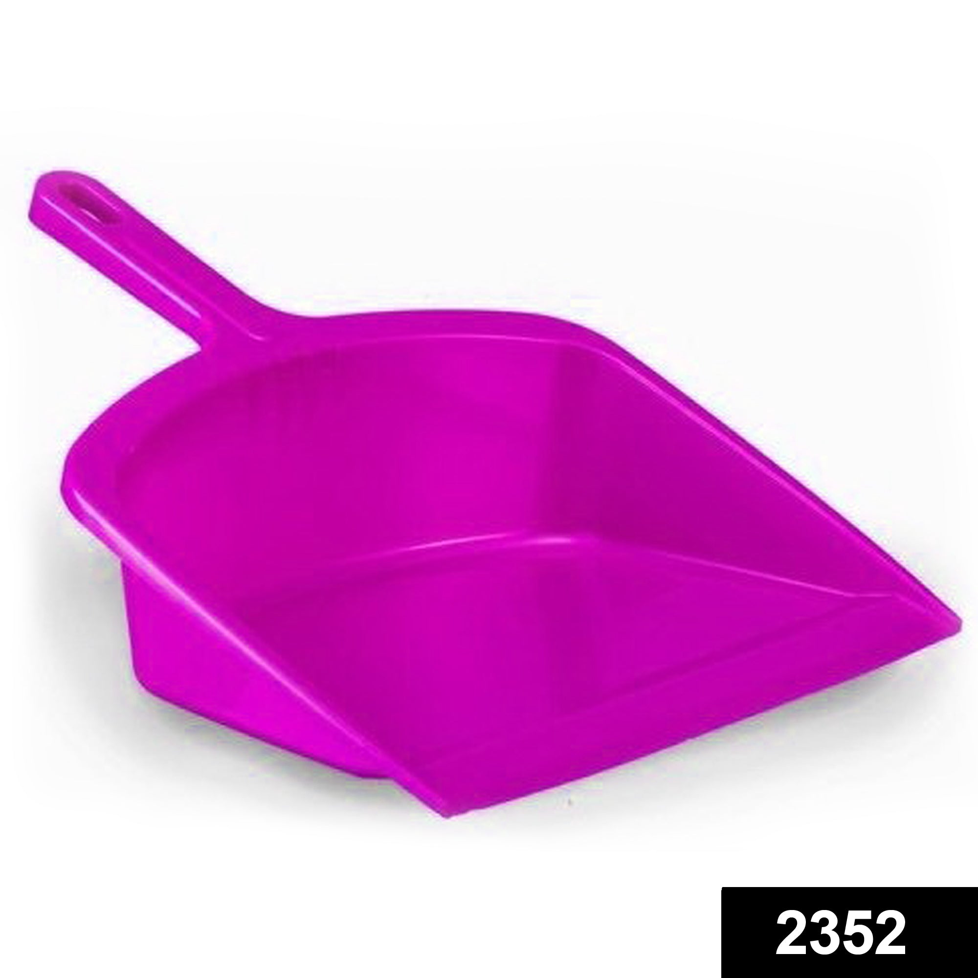 2352 Durable Multi Surface Plastic Dustpan with Handle DeoDap