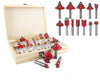 0406 -12 / 15pcs Milling Cutter Router Bit Set