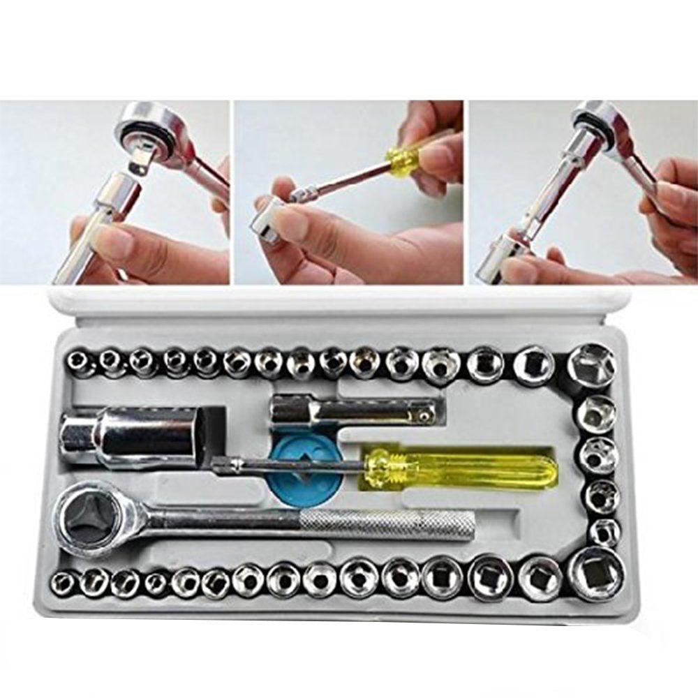 421 Socket Combination Toolkit (40 pcs)