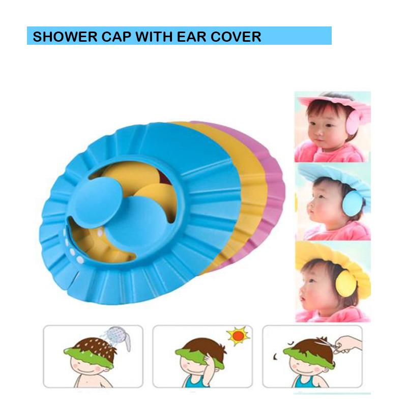 0378 Adjustable Safe Soft Baby Shower cap Smallb.store