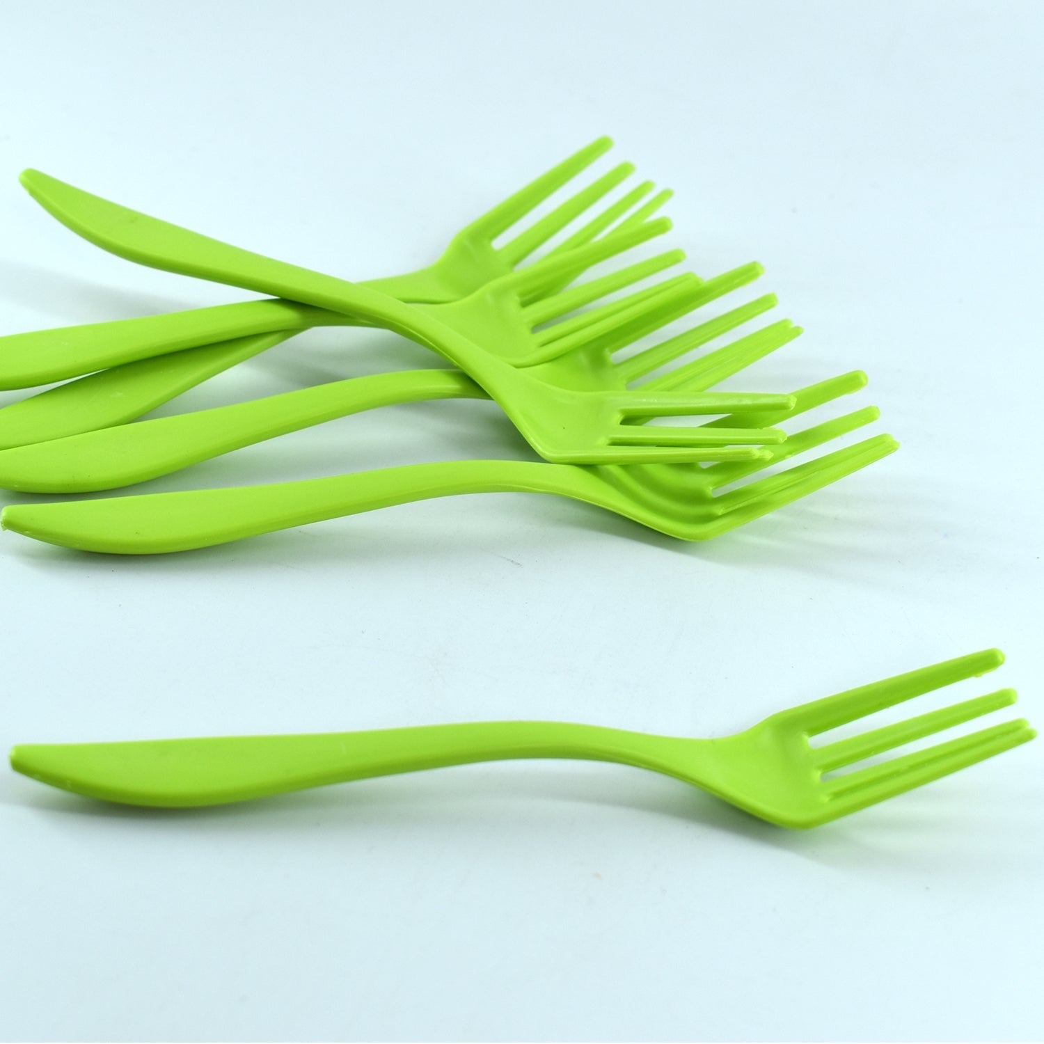 2839 Small plastic 6pc Serving Fork Set for kitchen DeoDap