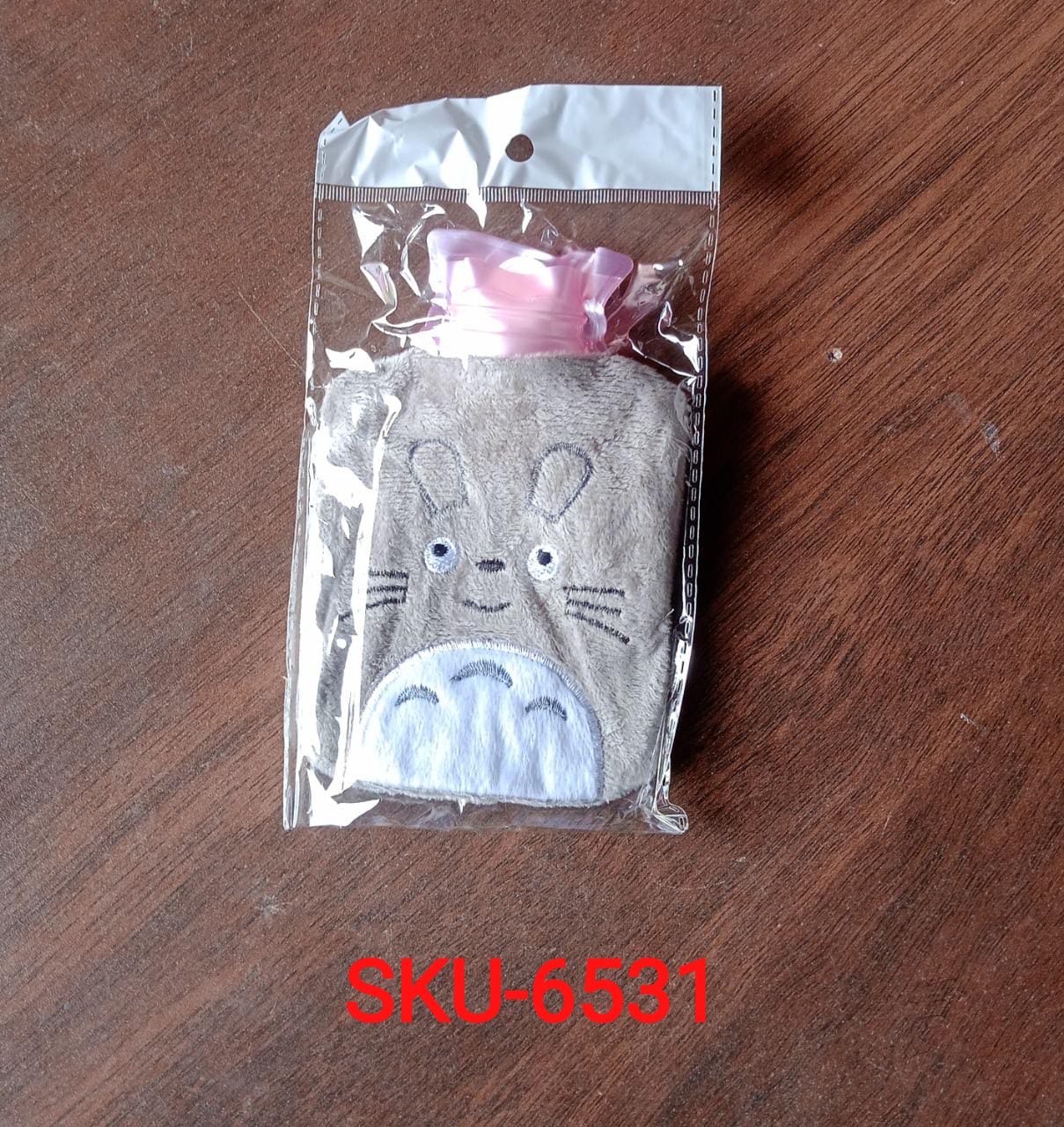 6531 Totoro Cartoon Hot Water Bag small Hot Water Bag with Cover for Pain Relief, Neck, Shoulder Pain and Hand, Feet Warmer, Menstrual Cramps.