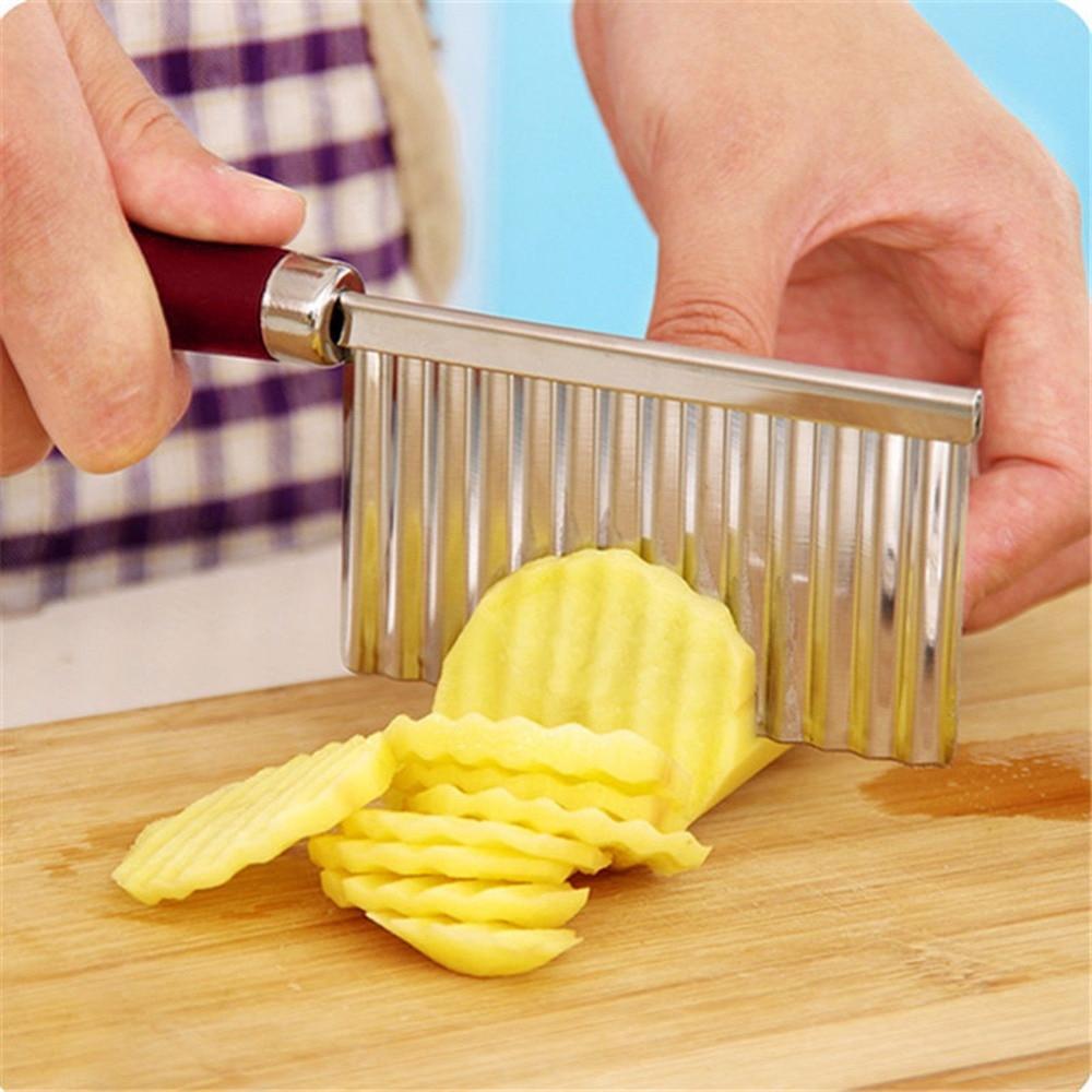 2007_Crinkle Cut Knife Potato Chip Cutter With Wavy Blade French Fry Cutter DeoDap