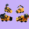 4565 Engineering vehicles Nut Assembly Vehicle Toy, DIY Nut Assembly Vehicle Model Toy Highly Simulation Children Kids Car Model Toy Set (4 Pc Set)