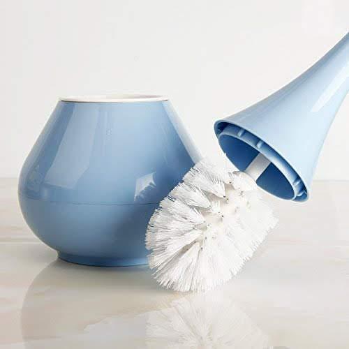 0223 -2 in 1 Plastic Cleaning Brush Toilet Brush with Holder DeoDap