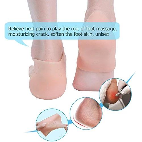 339 Moisturizing Skin Softening Silicone Gel for Dry Cracked Heel Repair (Multicolour) Smallb.store