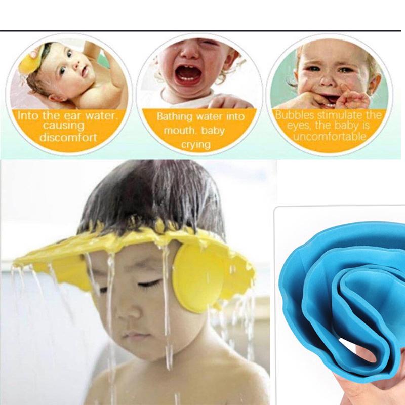 0378 Adjustable Safe Soft Baby Shower cap Smallb.store