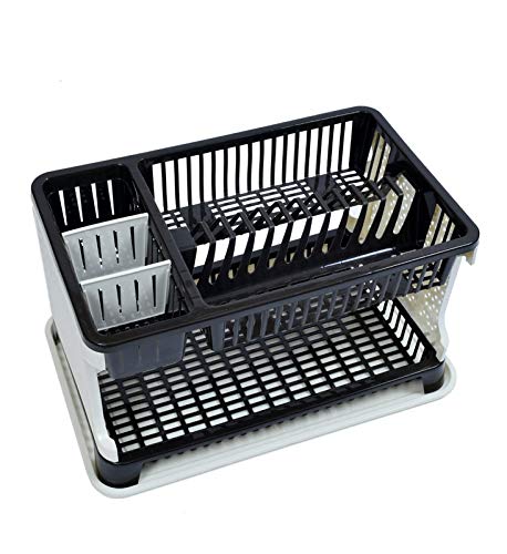 2221 Kitchen Organizer Rack with Water Storing Tray/Dish Rack DeoDap