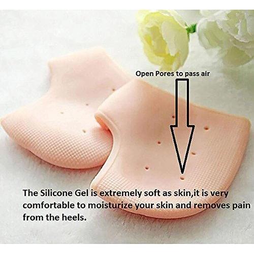 339 Moisturizing Skin Softening Silicone Gel for Dry Cracked Heel Repair (Multicolour) Smallb.store