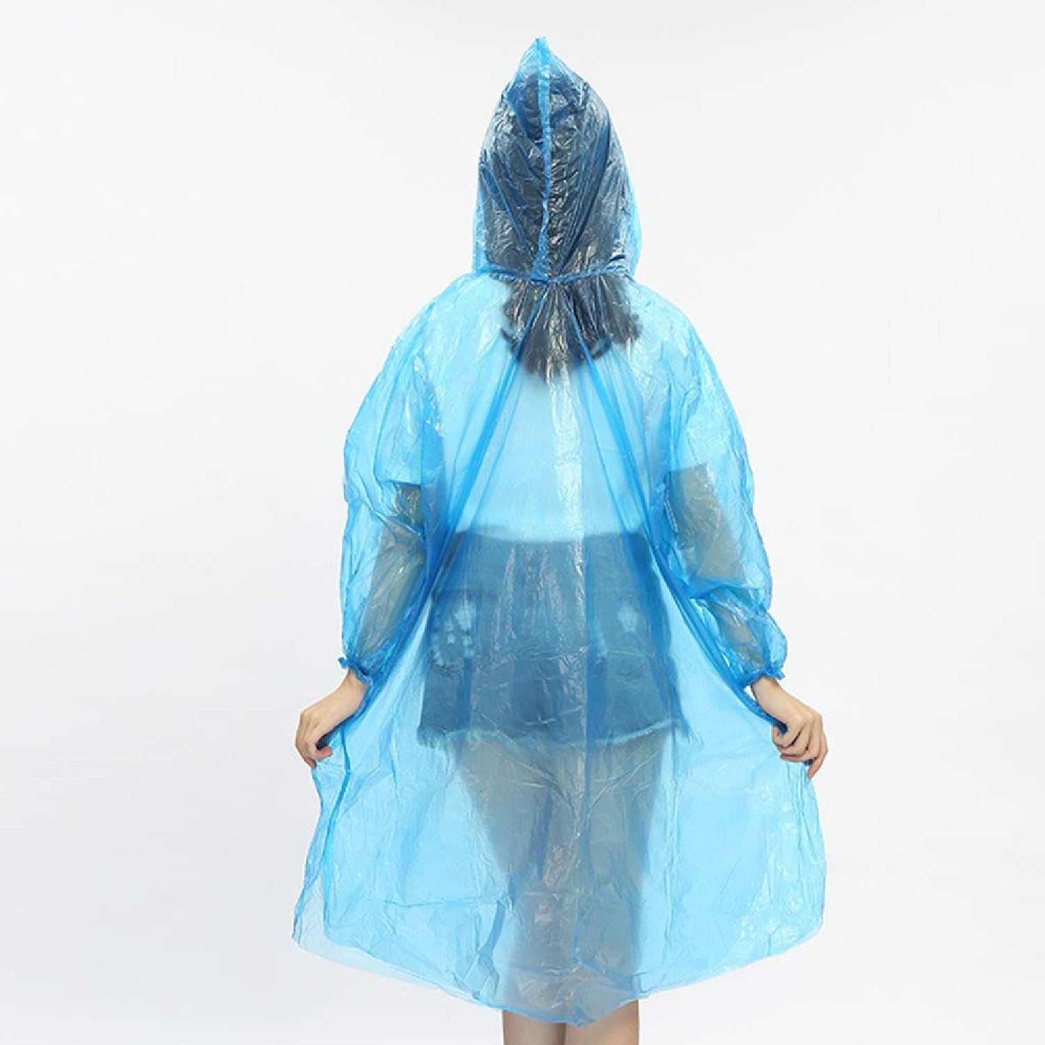 6270 Disposable Rain Card Raincoat Easy to Carry Emergency Waterproof Rain coat RainCard DeoDap