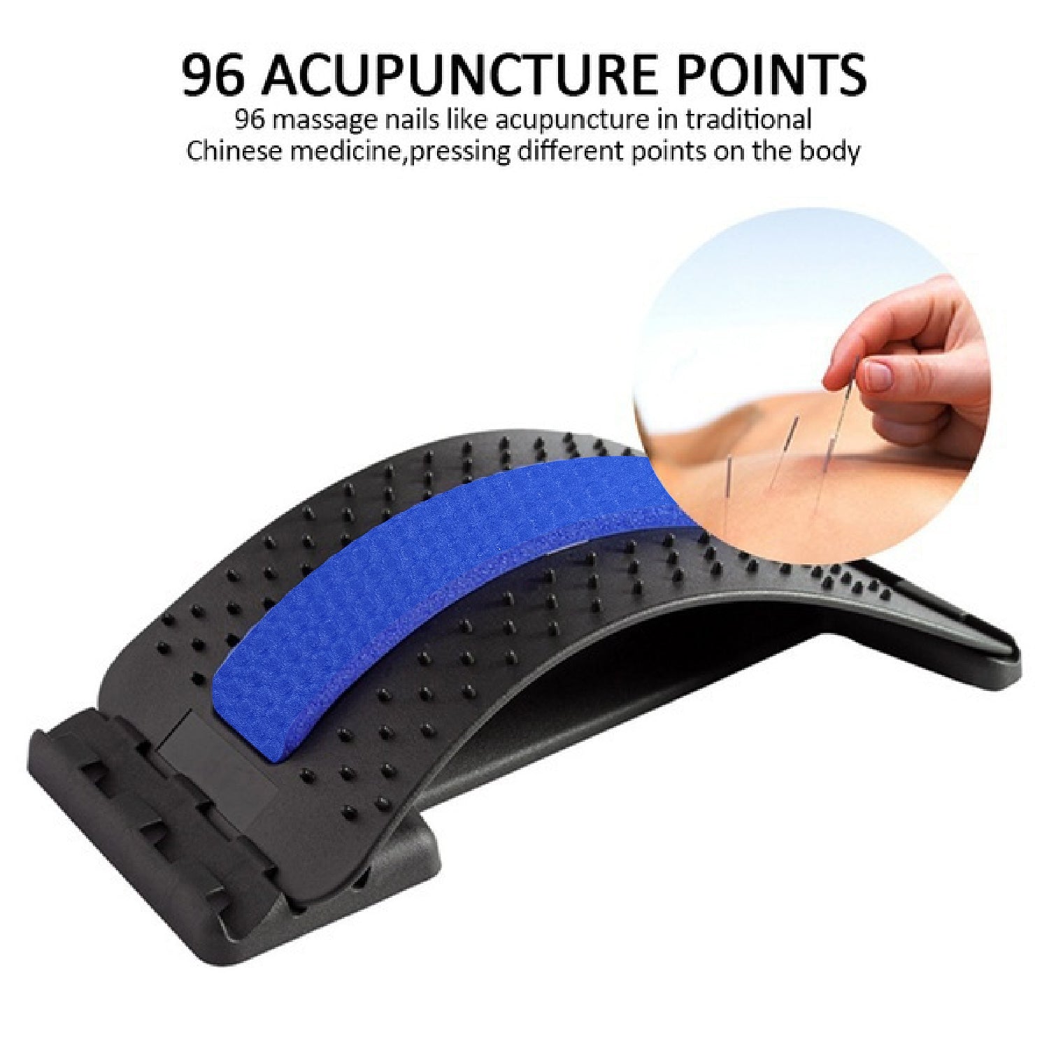 1666 Multi-Level Back Stretcher Posture Corrector Device For Back Pain Relief DeoDap