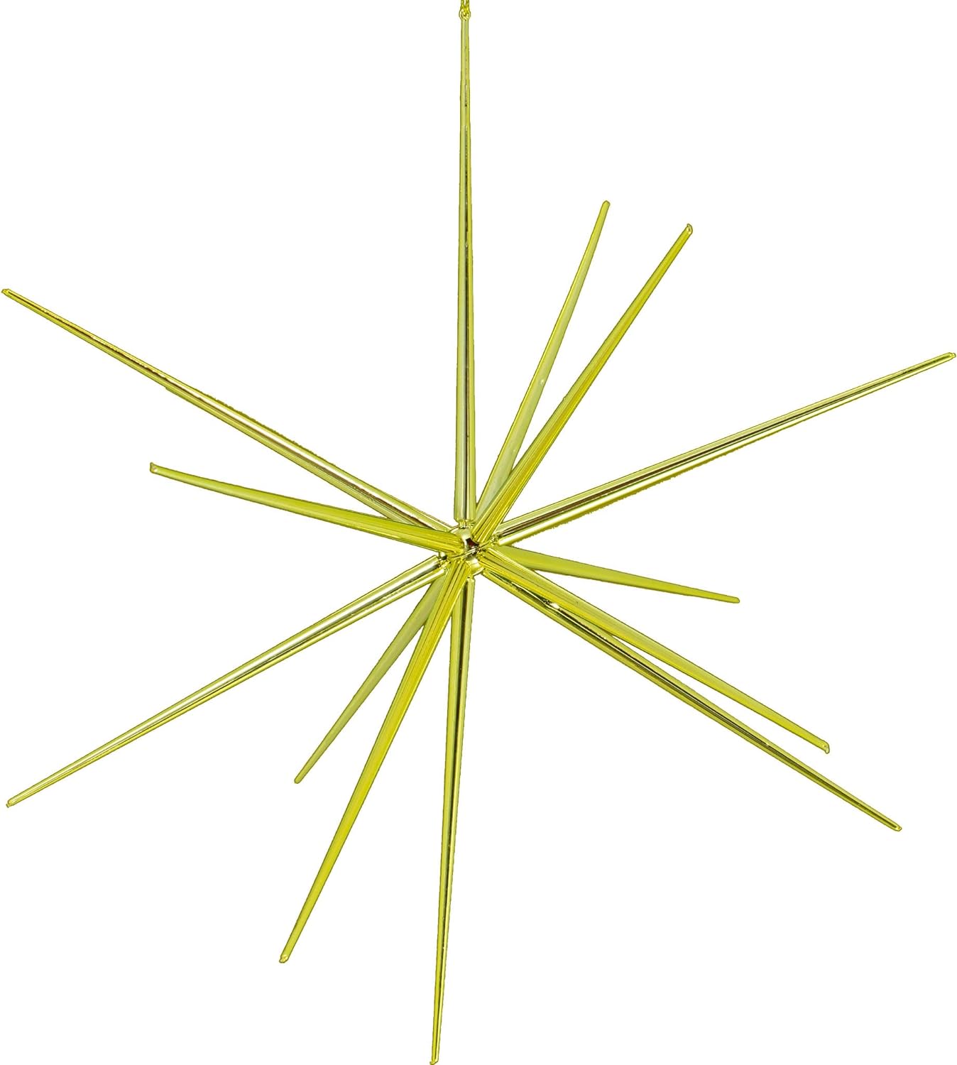 3D Gold Star Hanging Decoration Star, Acrylic Look  Hanging Luminous Star for Windows, Home, Garden Festive Embellishments for Holiday Parties Weddings Birthday Home Decoration ( Big / Medium, Small )