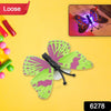 6278 The Butterfly 3D Night Lamp Comes with 3D Illusion Design Suitable for Drawing Room, Lobby.n  (Loose)