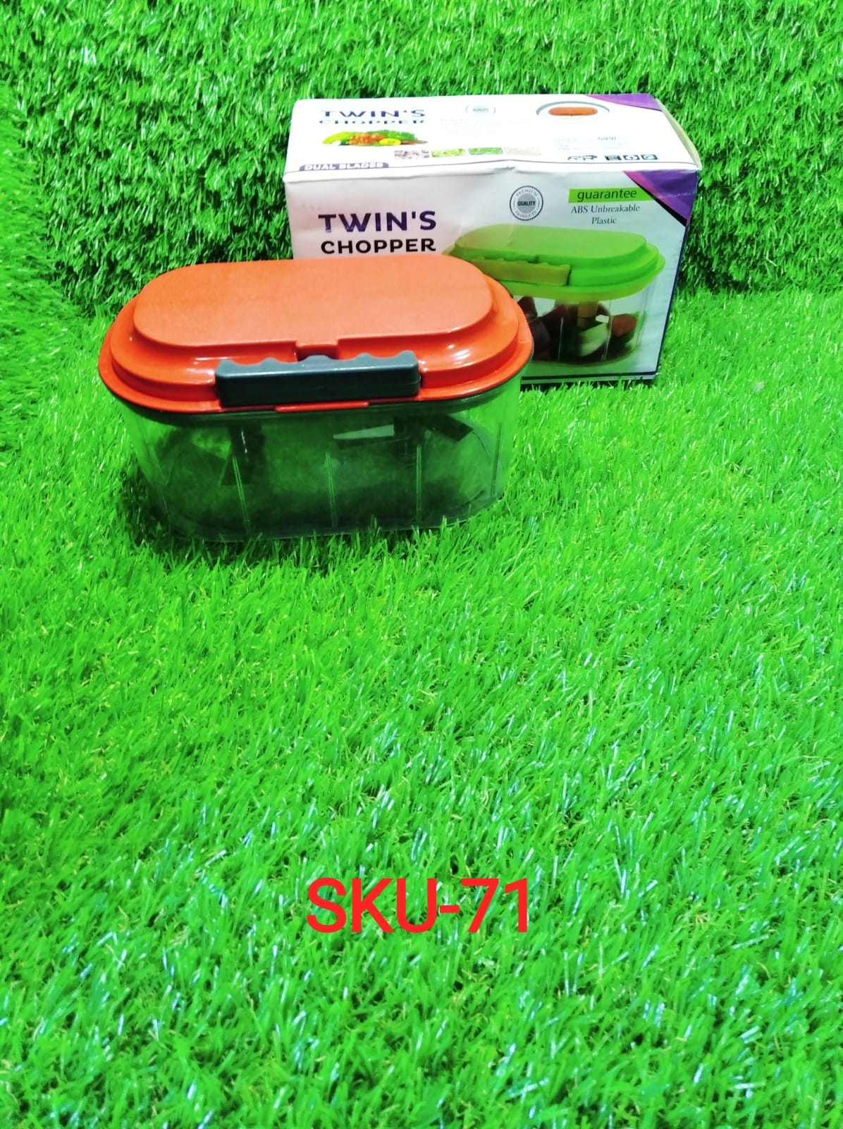 0071 Plastic Vegetable Chopper  (1000 ml) Smallb.store