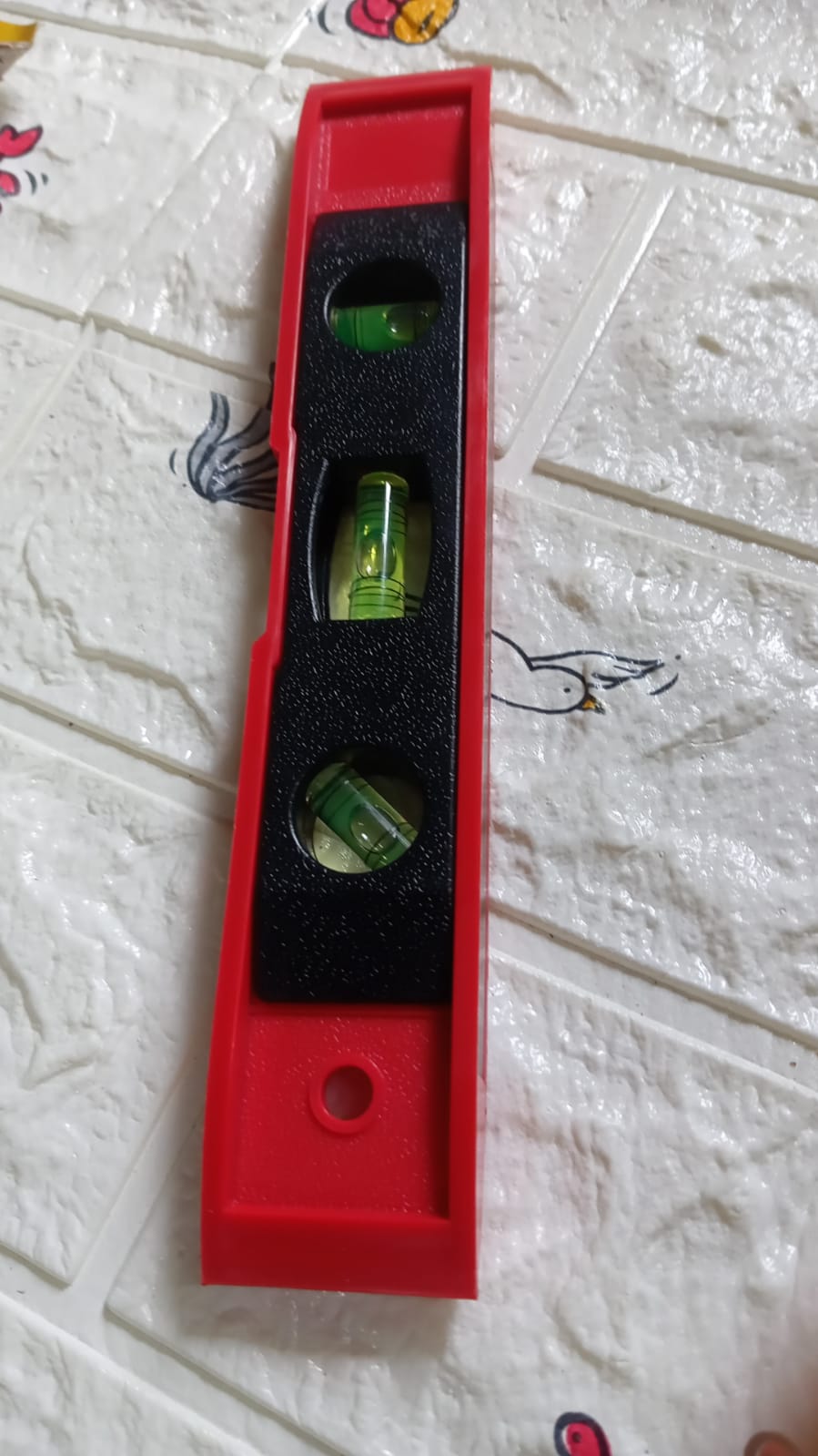 0411a 3 Bubble Mini Spirit Level Plastic Torpedo Carpenter's Spirit Level Measurement tools