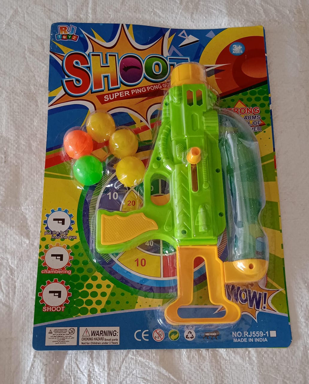 3252 Manual Big Shooting 5 Ball Gun Toy shoot super ping pong gun for kids, Plastic Balls Shooting Gun Toys For Boys Kids High Quality Gun