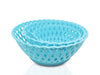 2088 Multipurpose Round Storage Plastic Basket Tray (3pcs) DeoDap